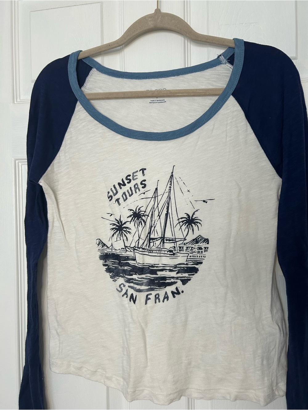 Anthropologie Pilcro Heritage Ringer Long-Sleeve Tee - Picture 6 of 14